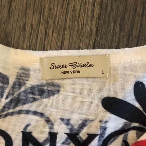 NYC Statue of Liberty Bling T-Shirt Size Large - Picture 5 of 9